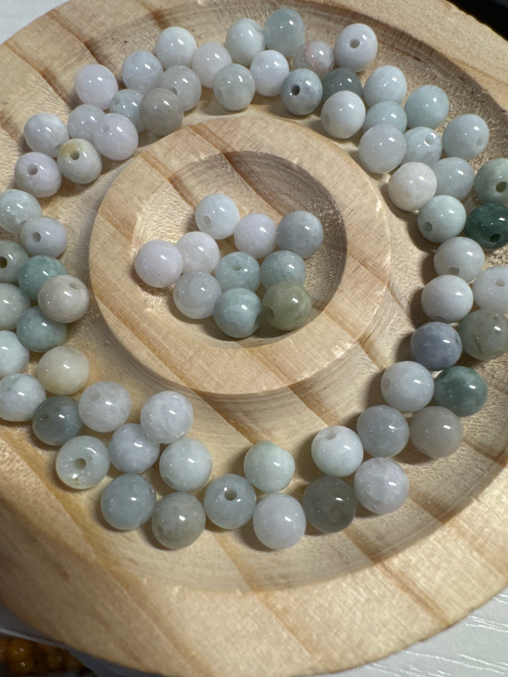 Loose Burma Jade Beads 5.6mm 30pcs