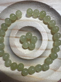 Loose Clear Water Hetian Jade beads 6mm 30 pcs