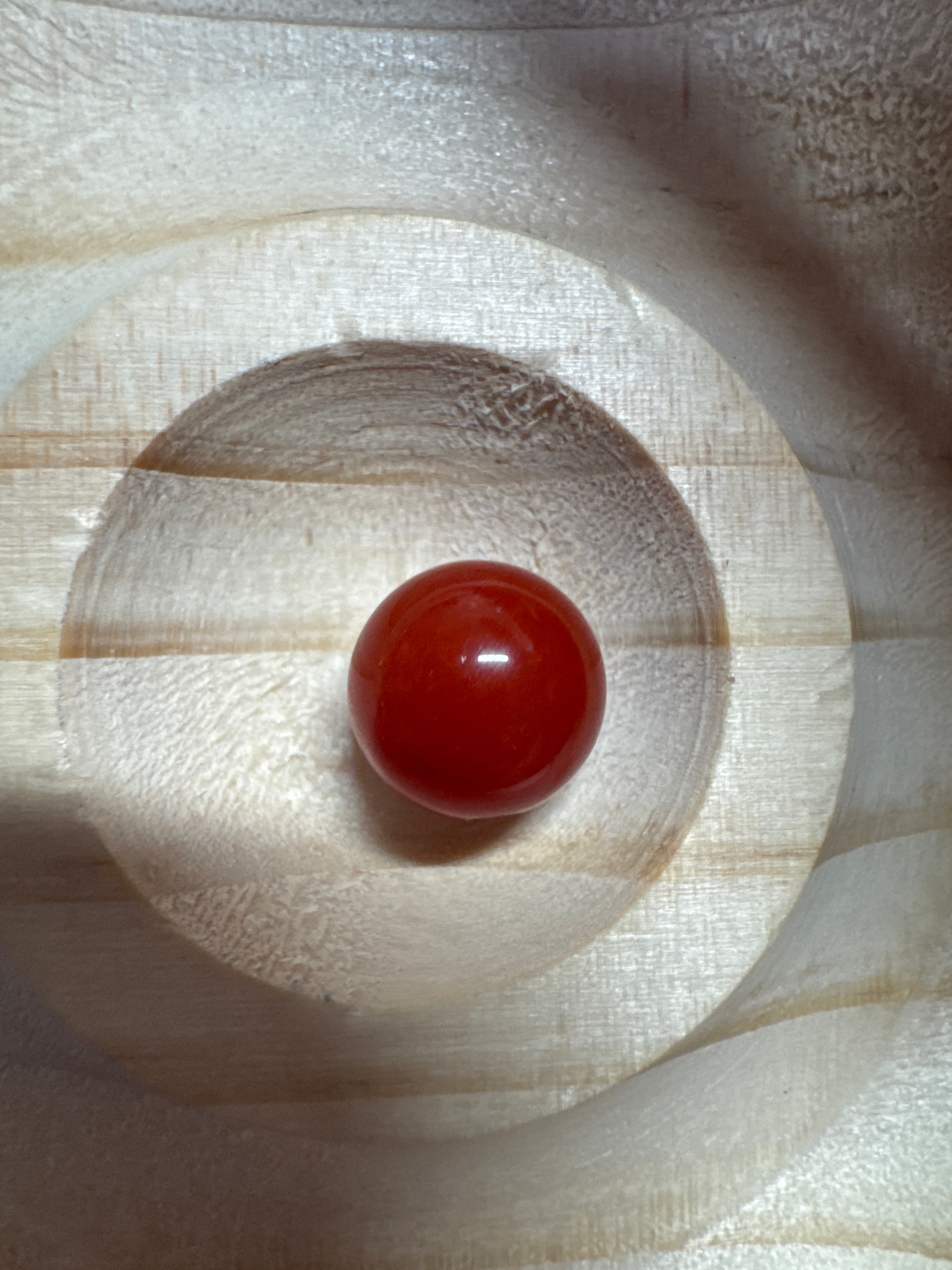 Loose Nanhong Agate beads 10mm 1pc