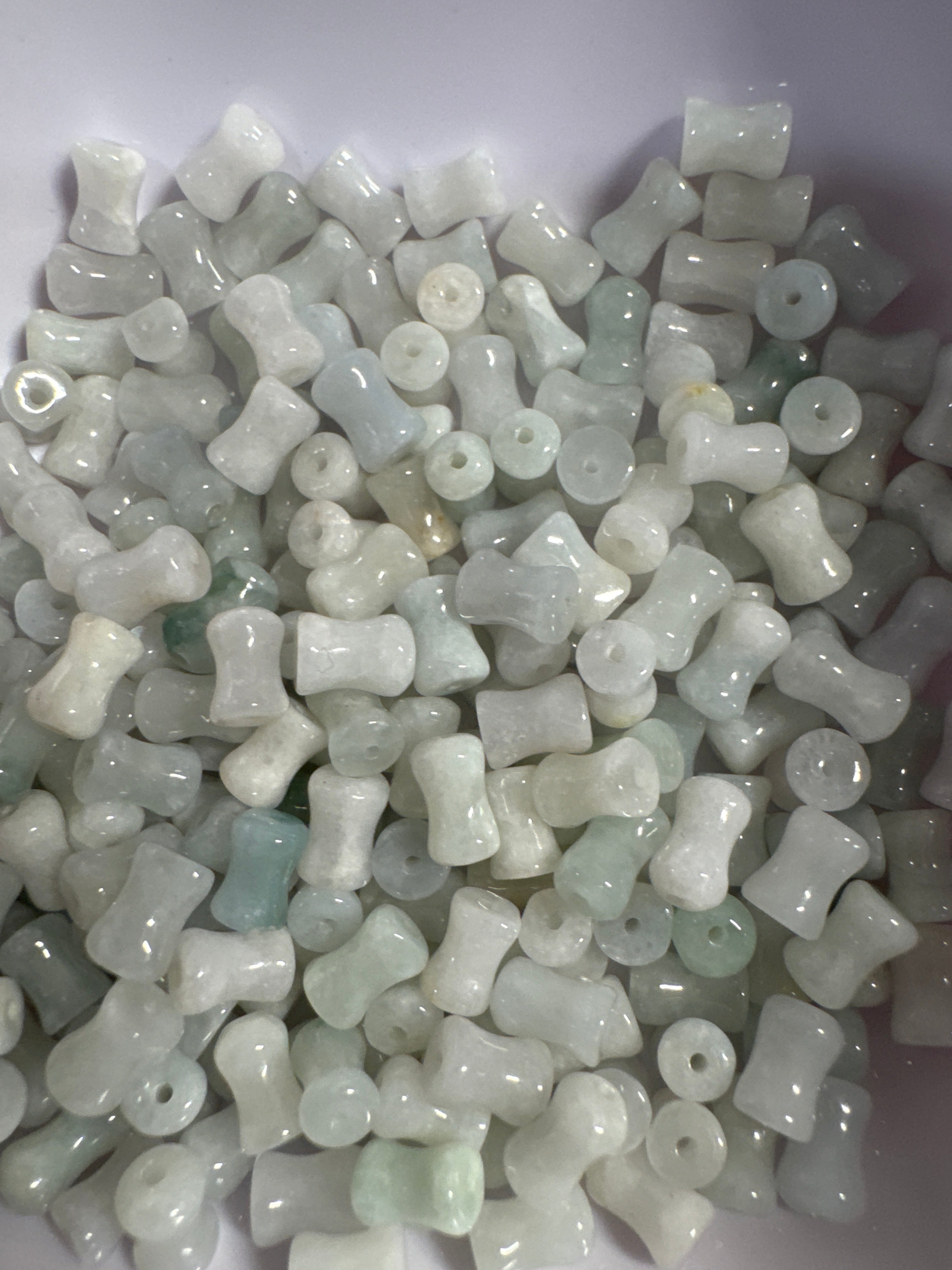 Loose Burma Jade beads 4*6mm 10pcs
