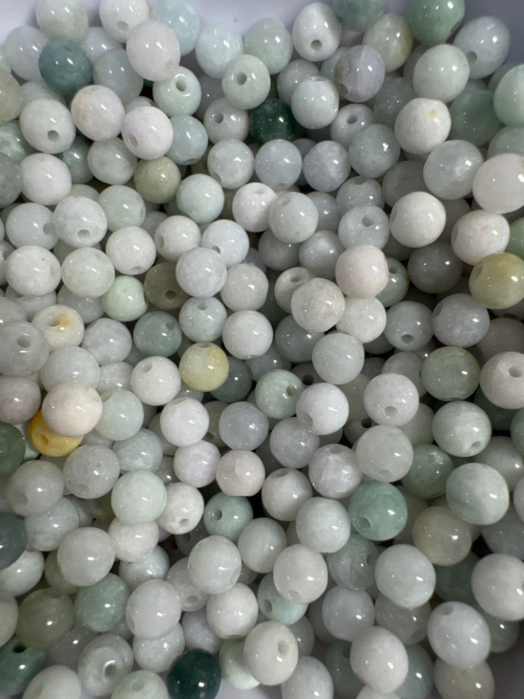 Loose Burma Jade Beads 5.6mm 30pcs