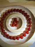 Loose Red Dragon Scale Agate Beads 6mm 30pcs