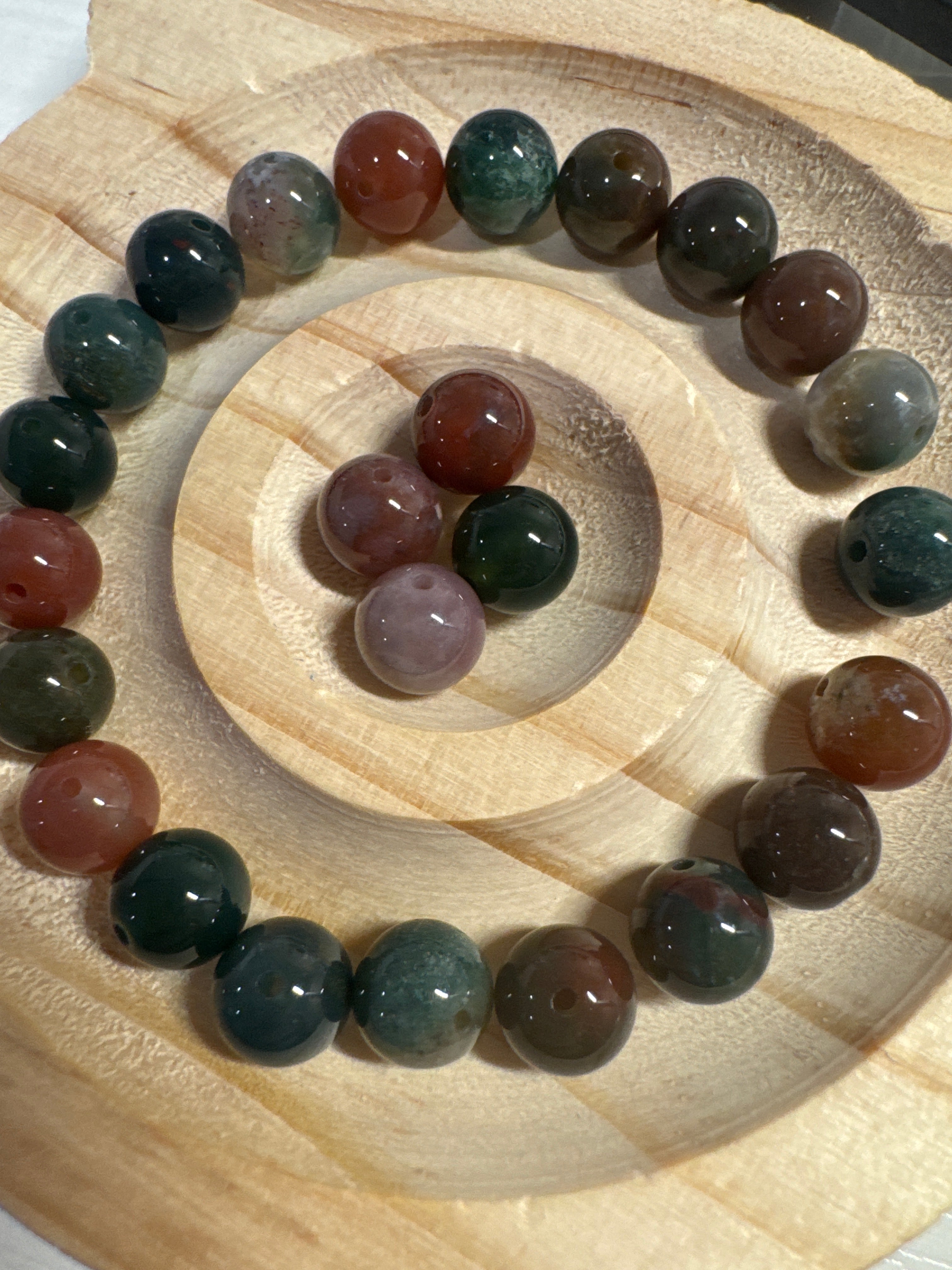 Loose Burma Jade beads 8mm 25pcs