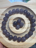 loose smoke purple old fashion shape beads 8mm 25pcs