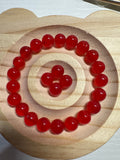 Loose Ice rose red agate 8mm 25pcs