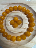 Loose Yellow Burma Jade beads 8mm 25pcs