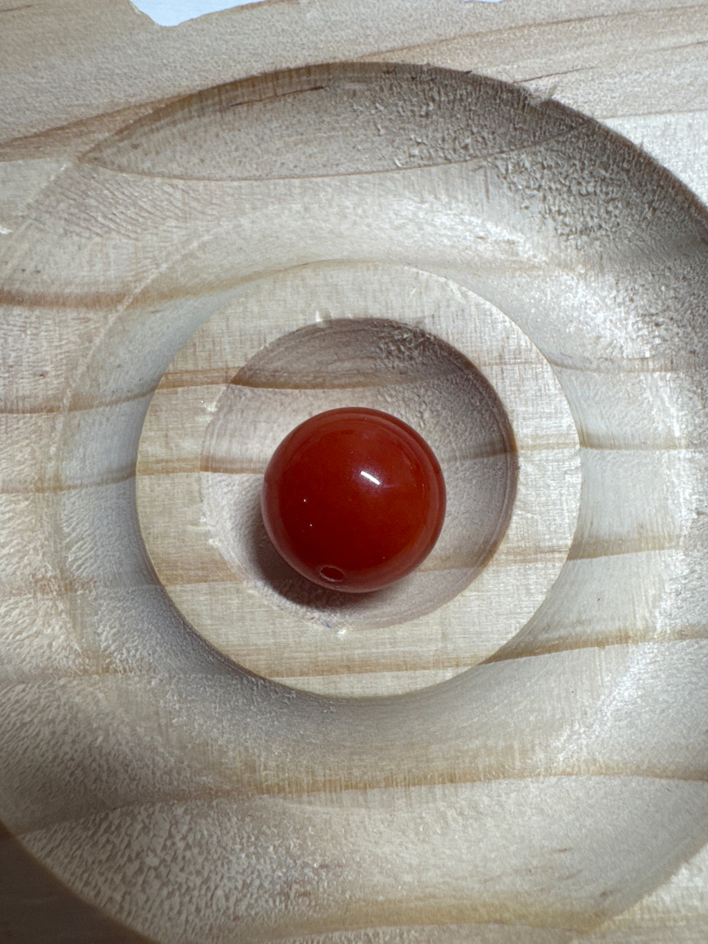 Loose Nanhong Agate beads 14mm 1pc