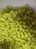Loose Clear Water Hetian Jade beads 4mm 30pcs
