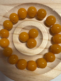 Loose Yellow Burma Jade 10mm 20pcs