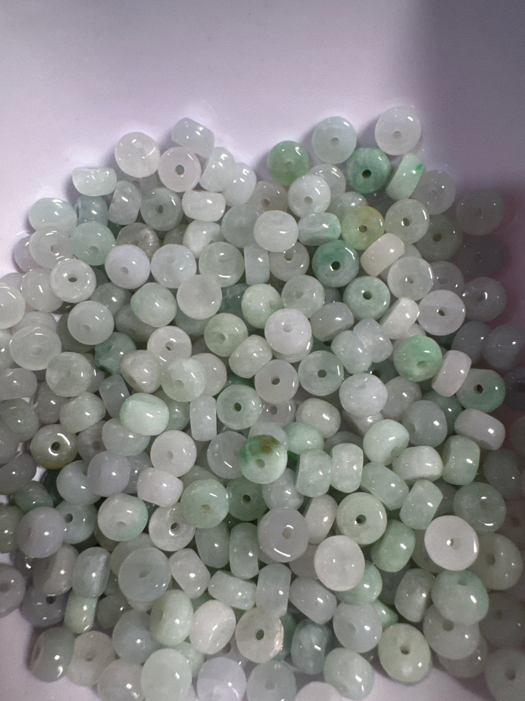 Loose Burma Jade Beads 5*3mm 30pcs