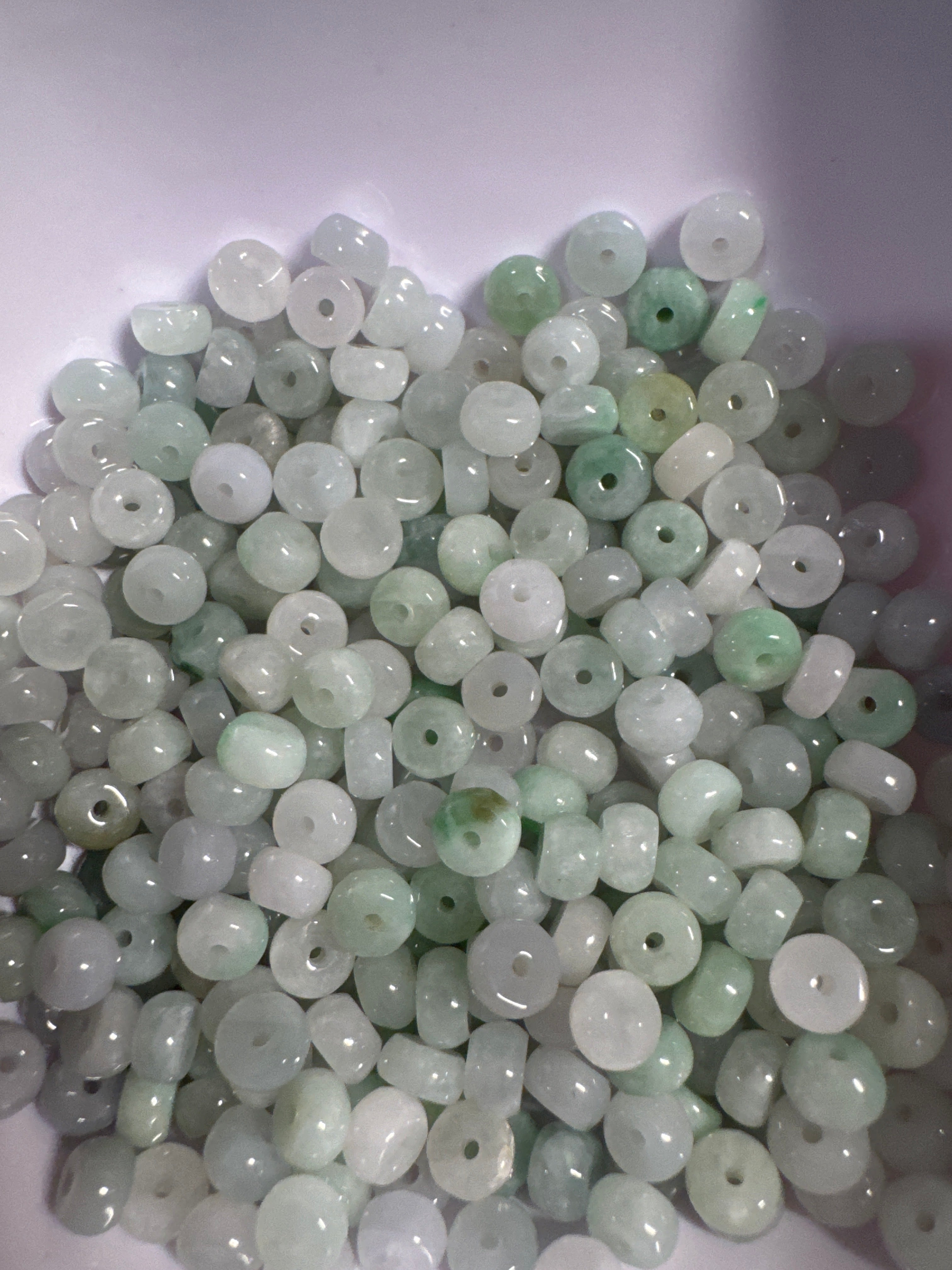 Loose Burma Jade Beads 5*3mm 30pcs