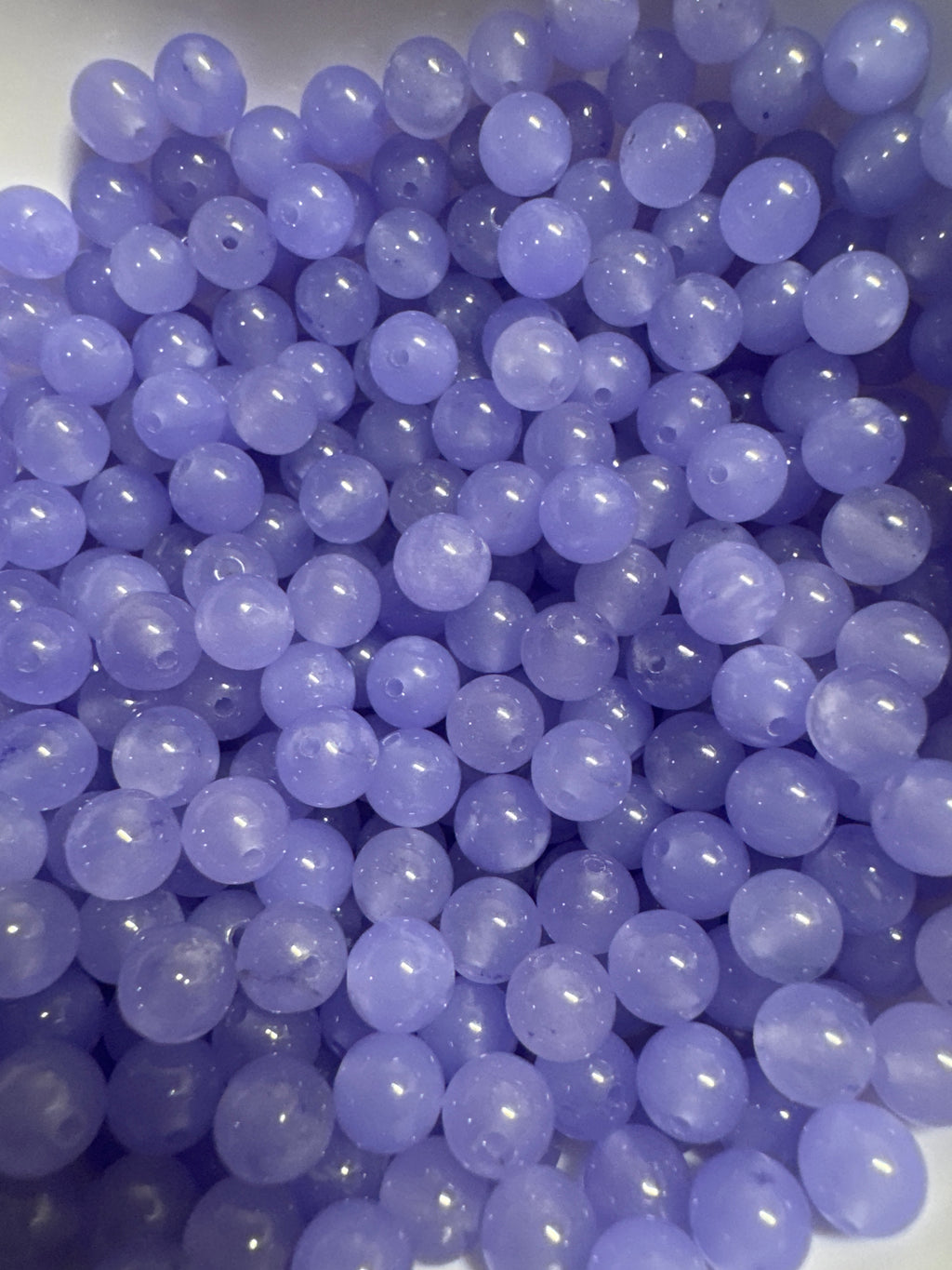 Loose Purple Agate 6mm 30pcs