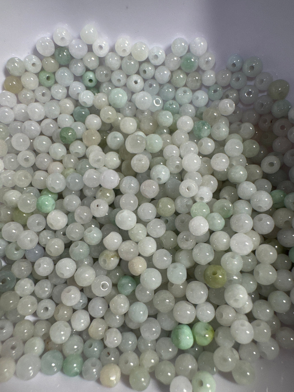 Loose Burma Jade beads 4mm 30pcs